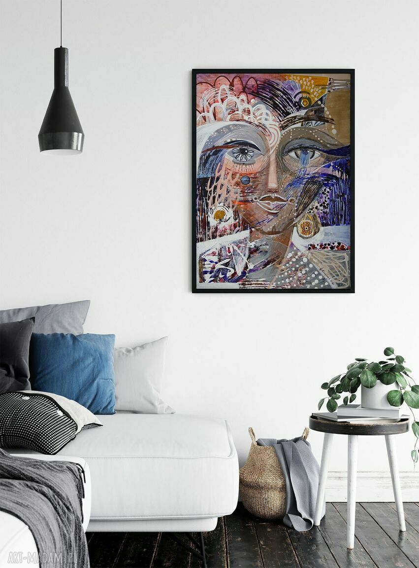 Plakat 40x50 cm - Kleopatra - portret kobiety w matowym wydruku 200g