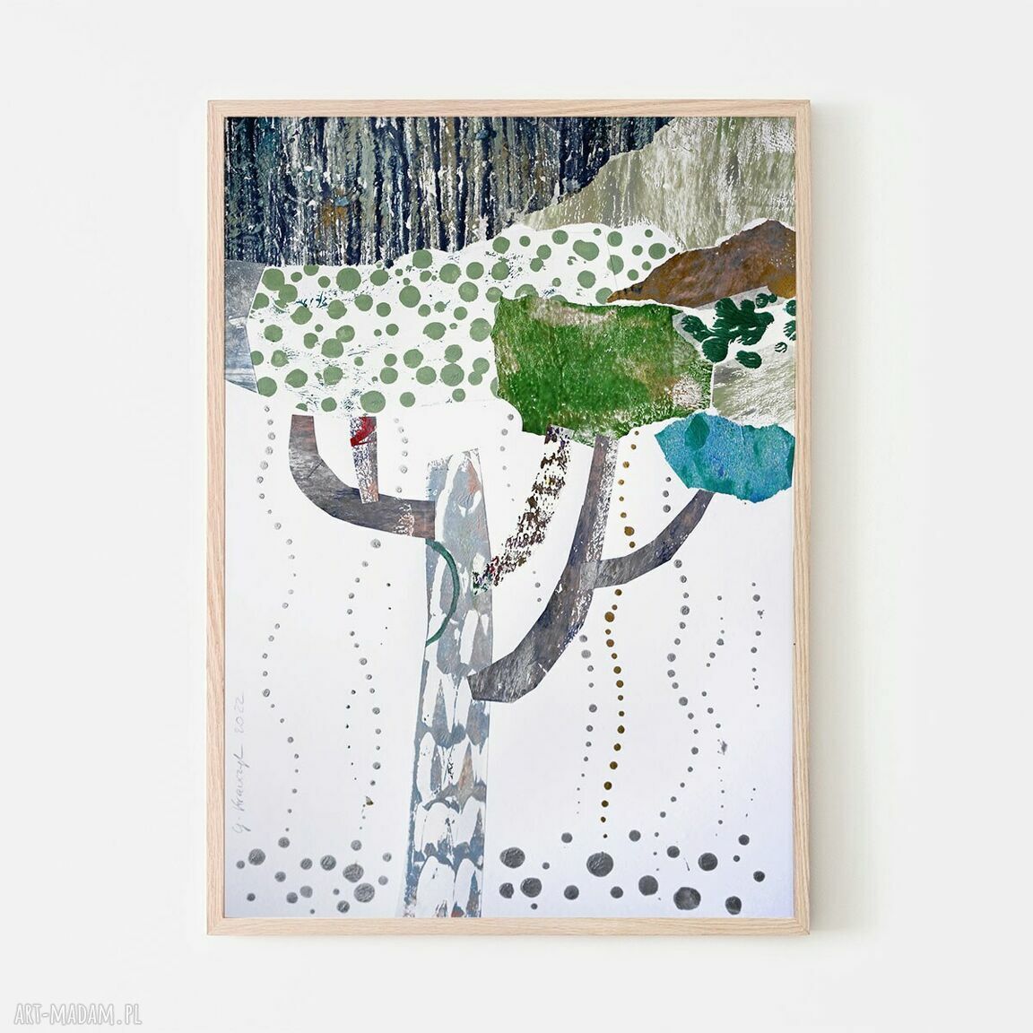 Plakat 40x50 cm - Drzewo szczęścia i obfitości