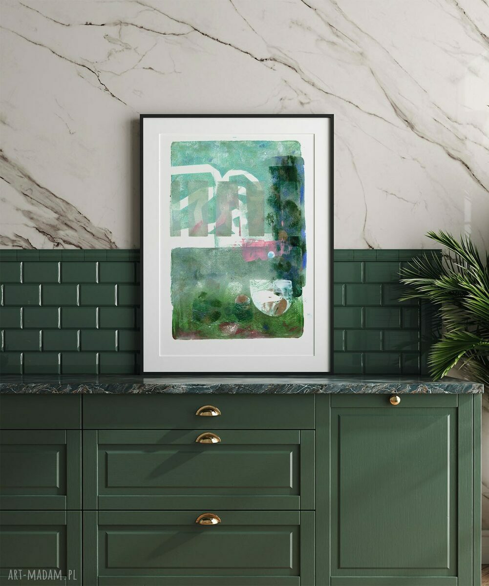 Plakat 50x70 cm - Abstrakcja sierpniowa