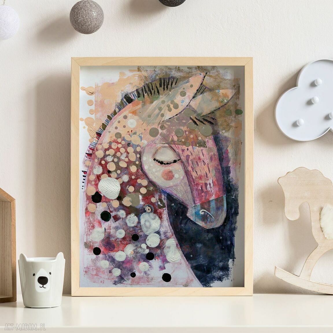 Plakat 50x70 cm - Konik