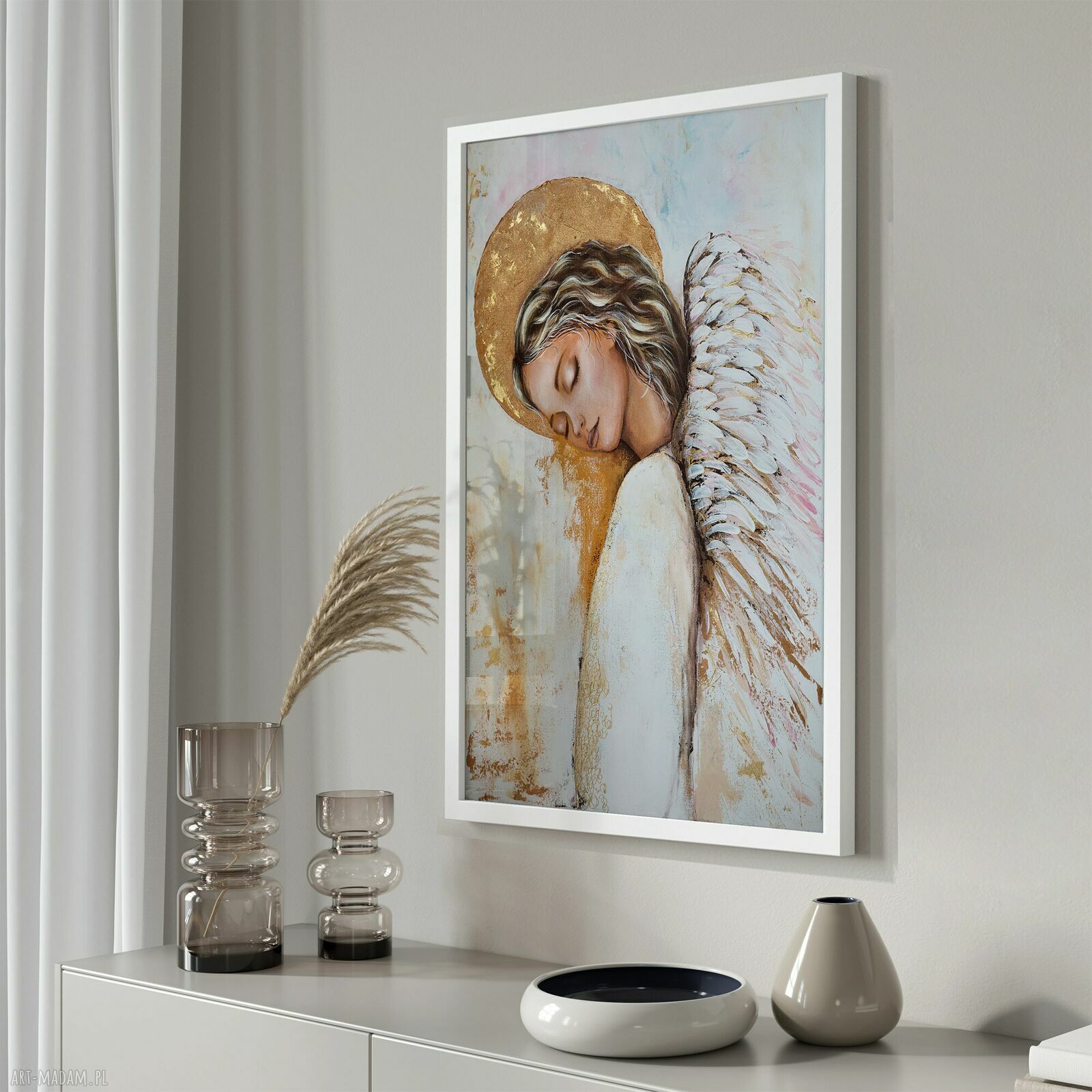 Plakat 50x70 cm - Śpiący Anioł 2 -0713
