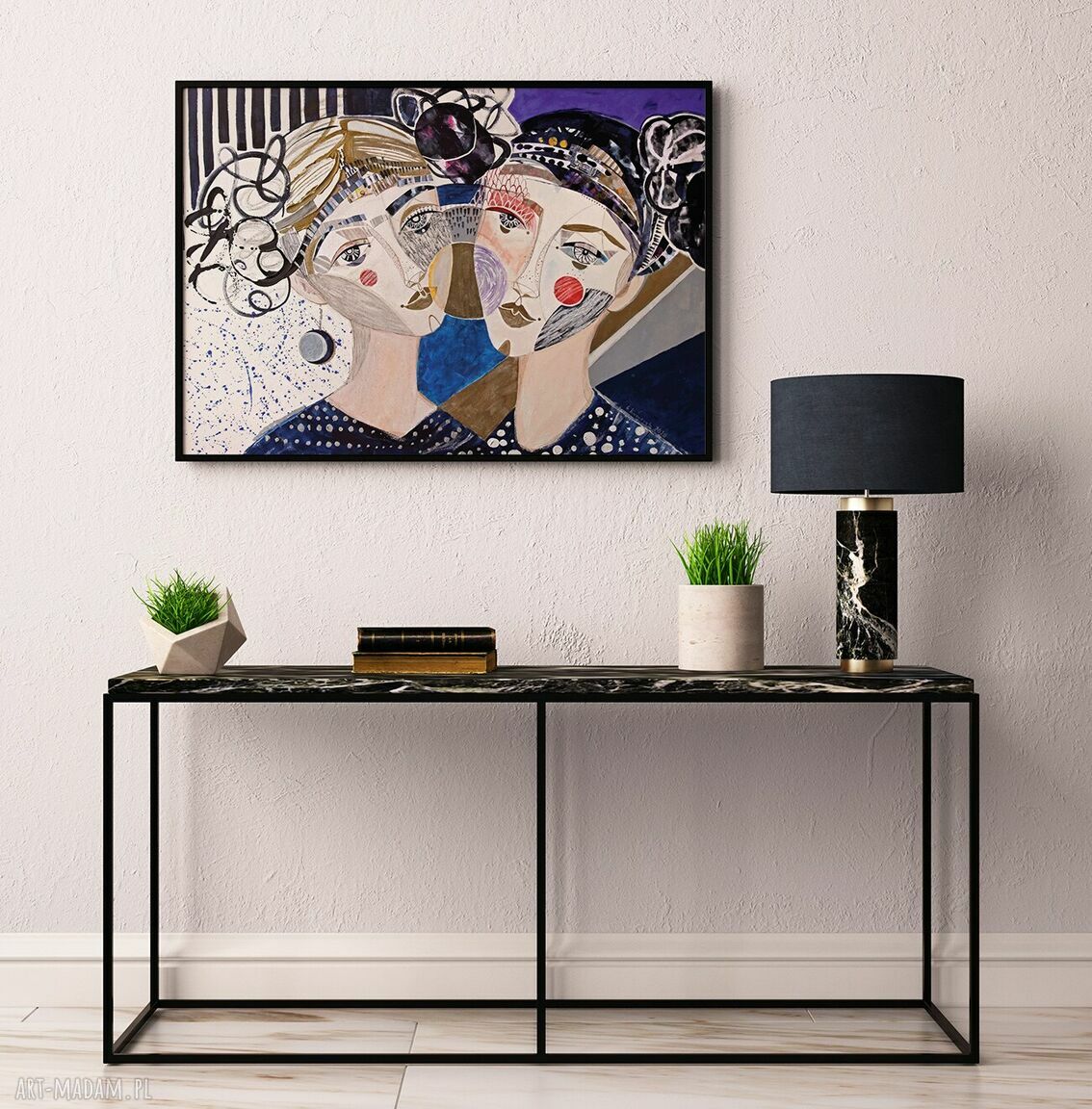 Plakat 50x70 cm Karnawał - kobieca postać