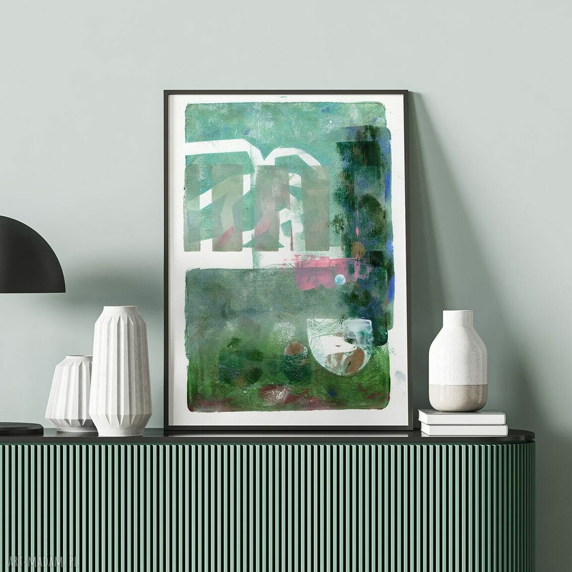 Plakat 50x70 cm - Abstrakcja sierpniowa