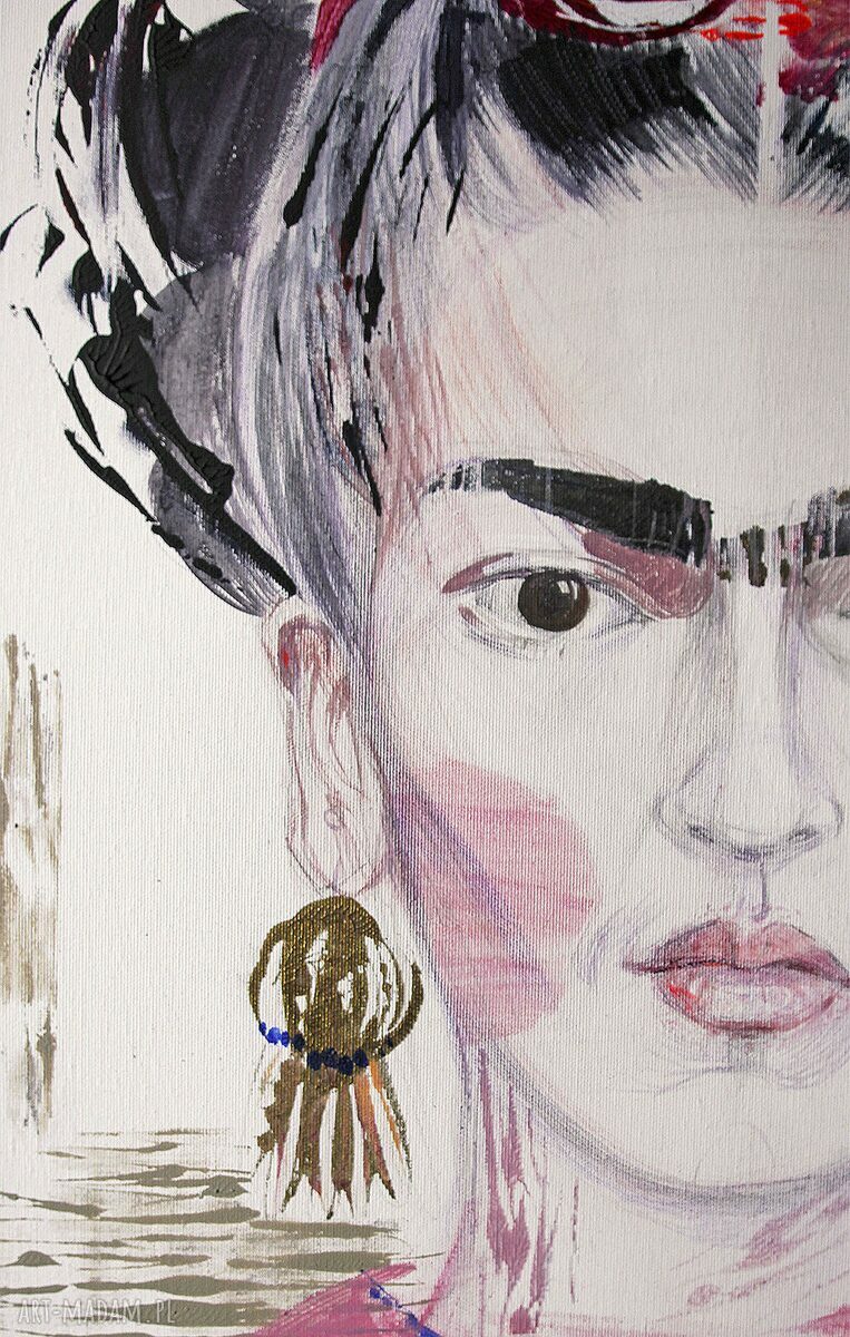 Plakat A2 Frida Kahlo - reprodukcja obrazu na grubym, matowym papierze