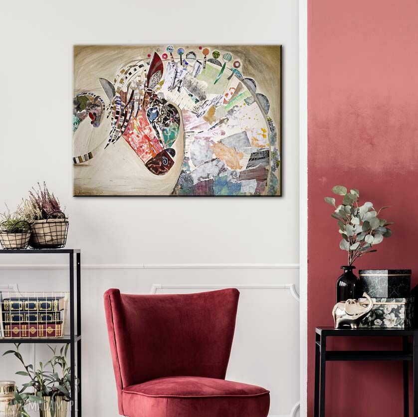 Plakat A2 Konik - reprodukcja obrazu Gabriela Krawczyk