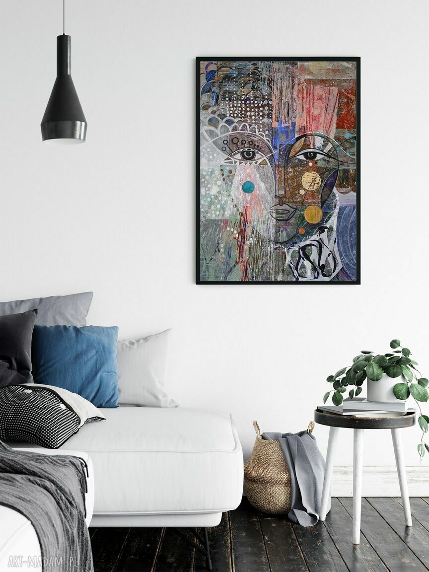 Plakat A2 „Kryza” - wyrazista grafika z portretem kobiety