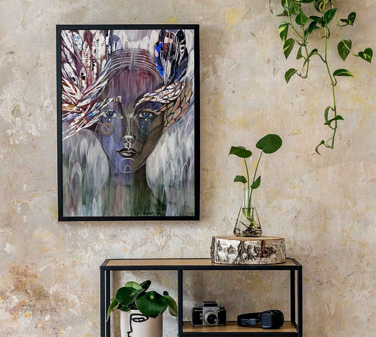Plakat A2 Uskrzydlona - portret kobiety z charakterem