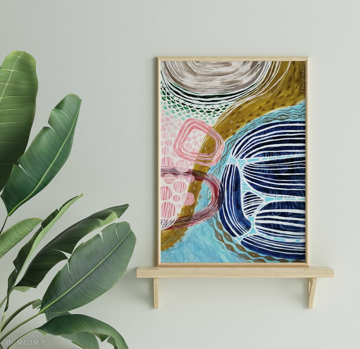 Plakat A3 - abstrakcja nowoczesna