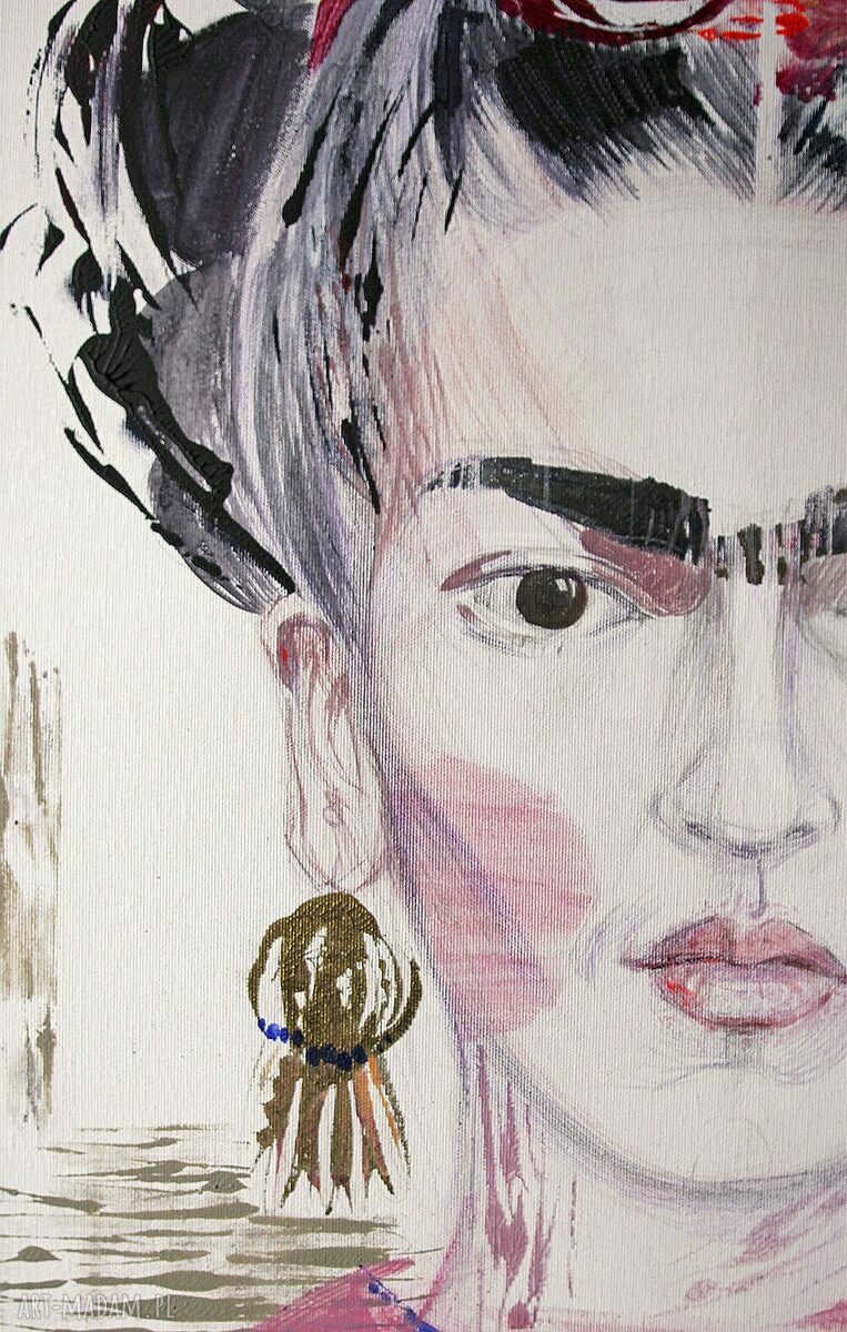 Plakat A3 - Frida Kahlo na grubym, matowym papierze