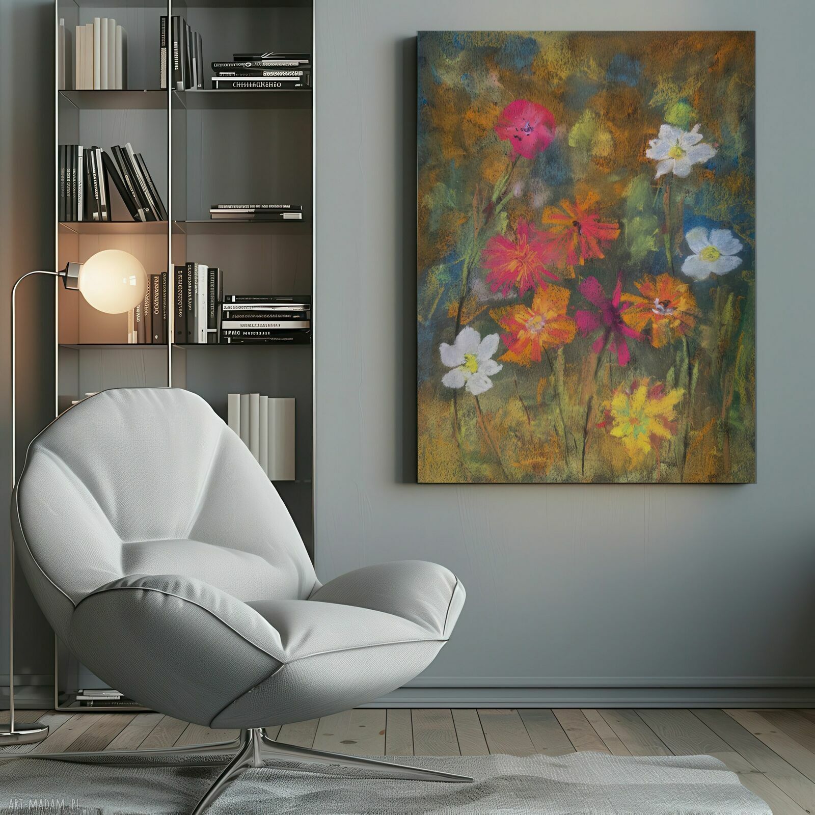 Plakat A3 Kwiaty polskie - reprodukcja pasteli suchych 29,7 x 42 cm