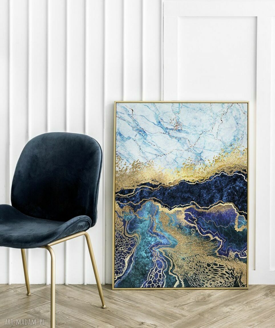 Plakat abstrakcja 70x100 cm do salonu