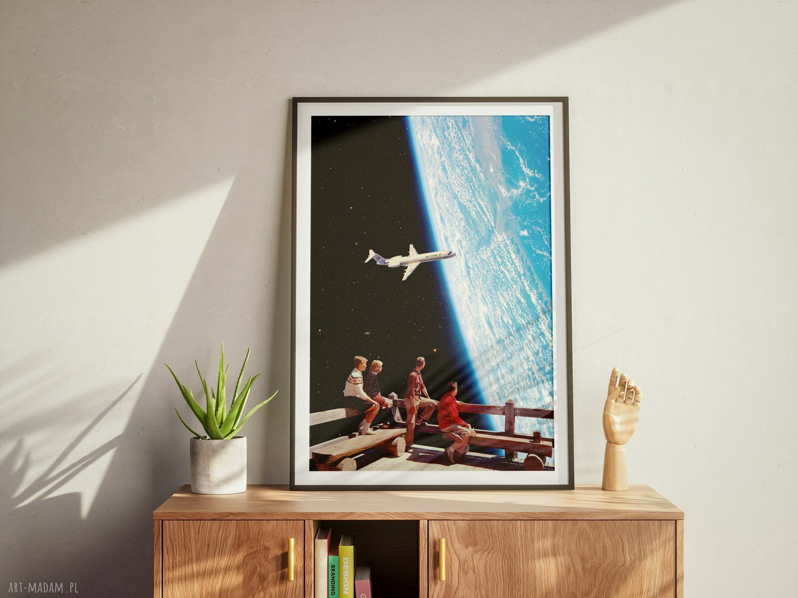 Plakat Air Show 2197 - Kolaż Fine Art A3
