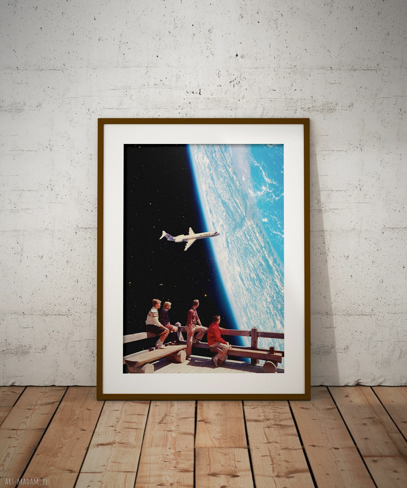 Plakat Air Show 2197 - Kolaż Fine Art A3