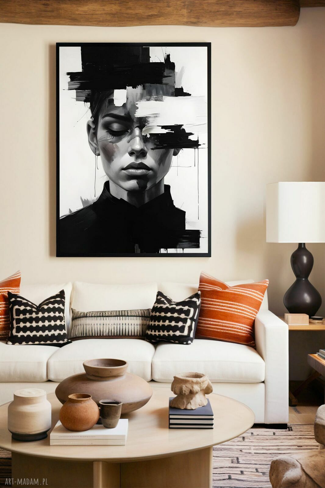 Plakat Black Magic Woman 70x100 cm - czarno-biały