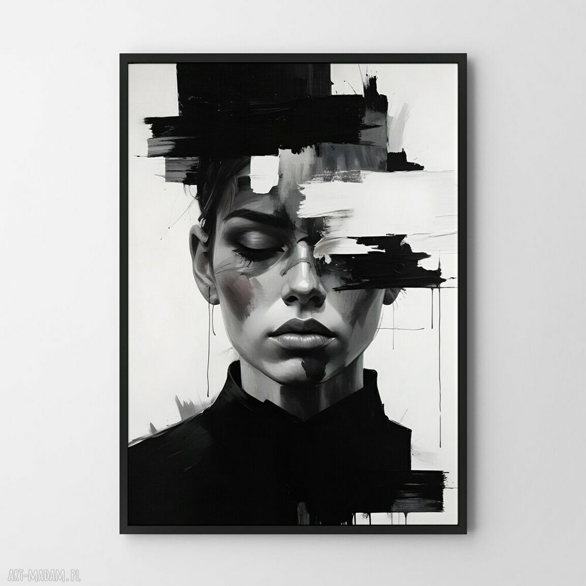 Plakat Black Magic Woman 61x91 cm - czarno-biały portret kobiety