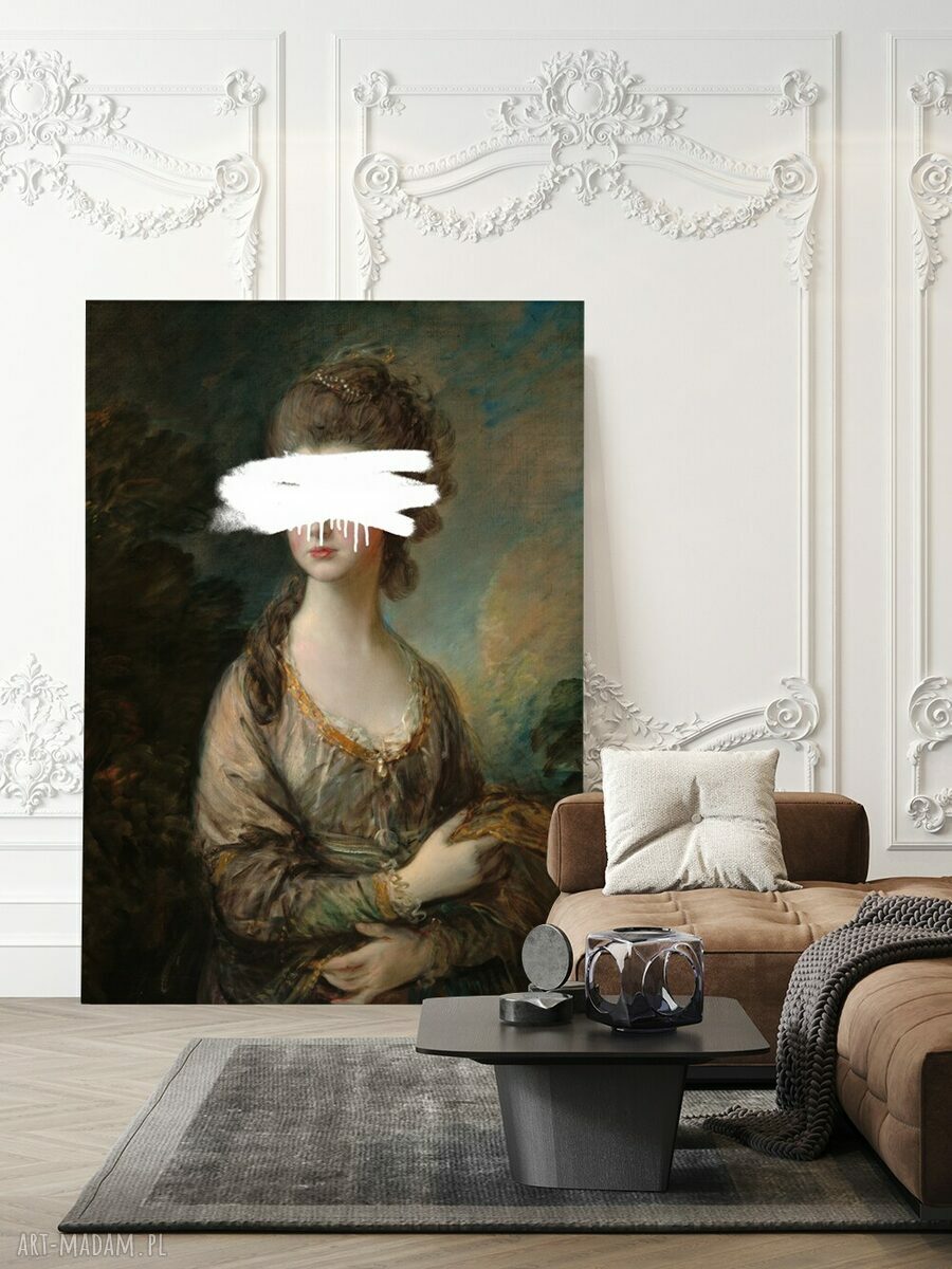 Plakat Blinded 40x50 cm - modny akcent do salonu dla kobiet