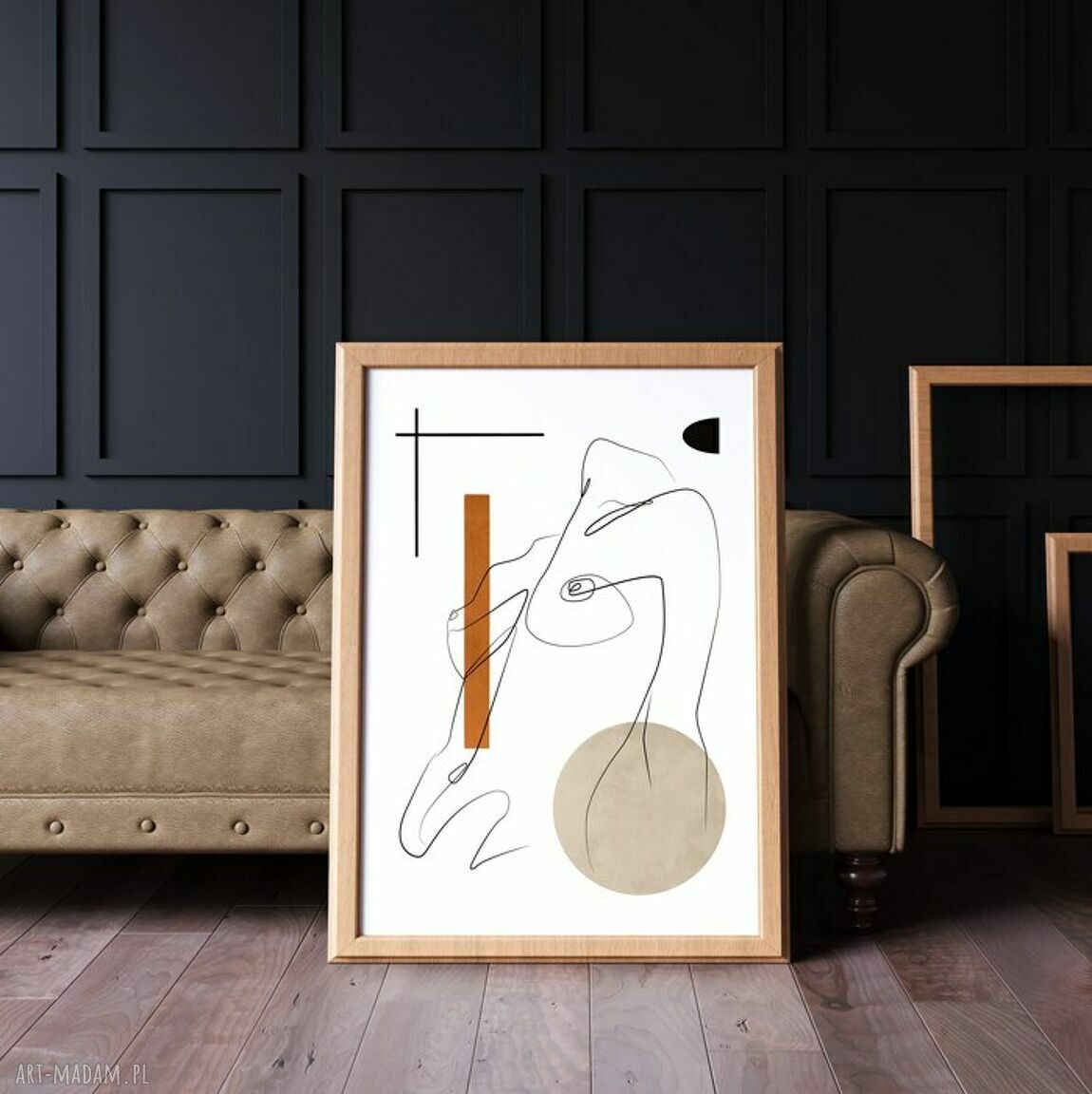 Plakat Body One Line 40x50 cm - kobiecy prezent do salonu i sypialni