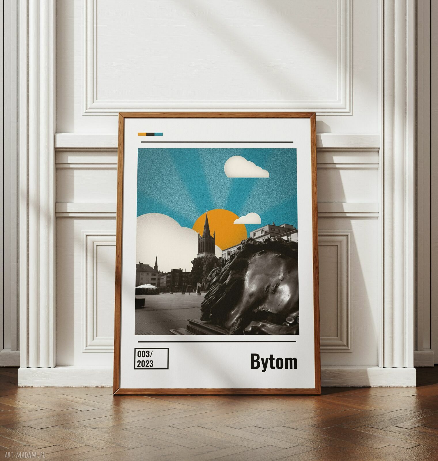 Plakat Bytom 50x70 cm - kolaż surrealizm Dapidoka