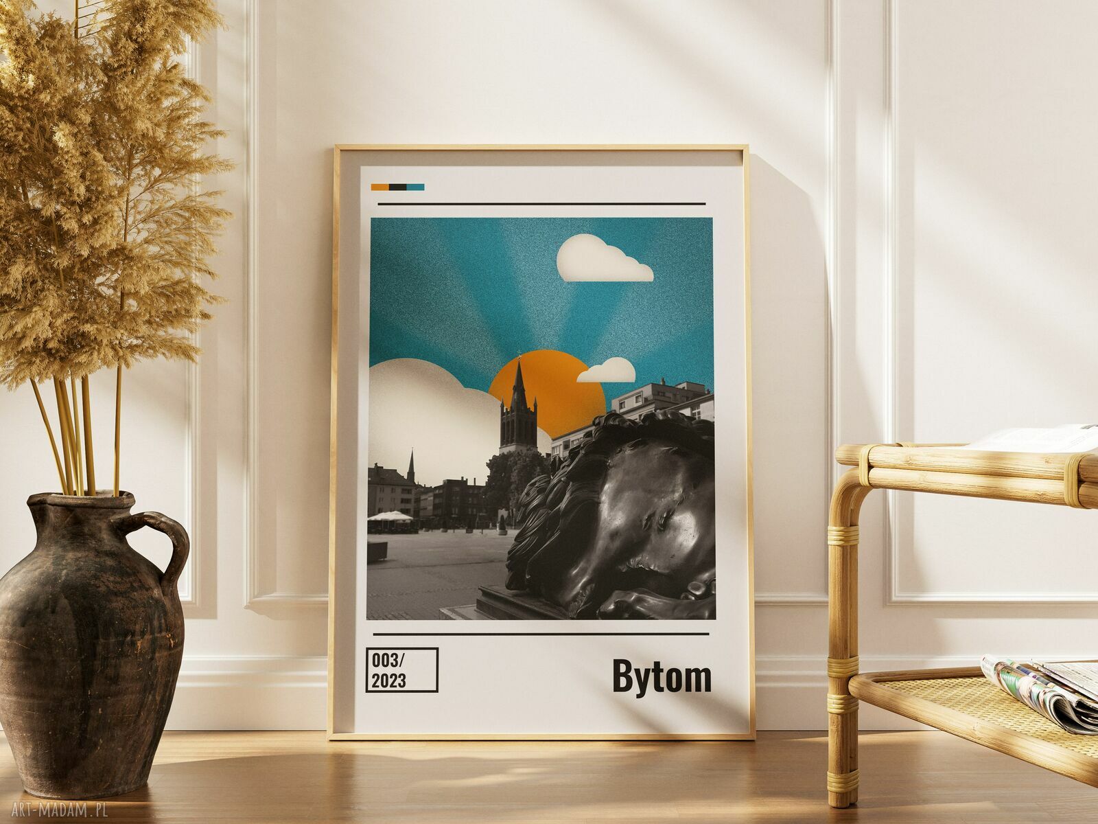 Plakat Bytom 50x70 cm - kolaż surrealizm Dapidoka