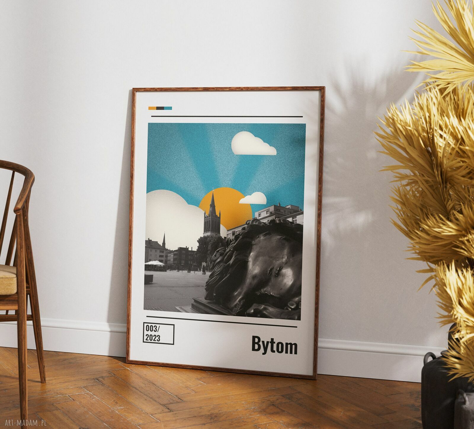 Plakat Bytom A3 29,7 x 42 cm - śląski kolaż rynku