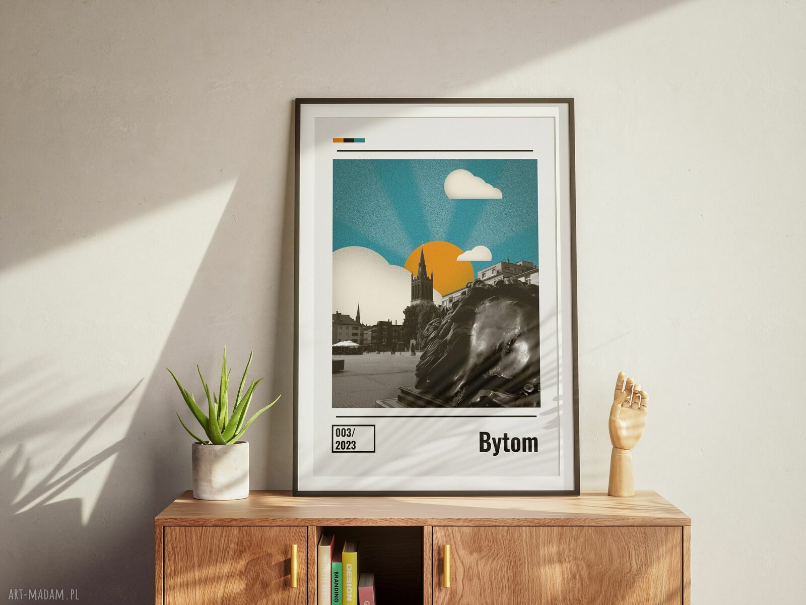 Plakat Bytom 50x70 cm - kolaż surrealizm Dapidoka