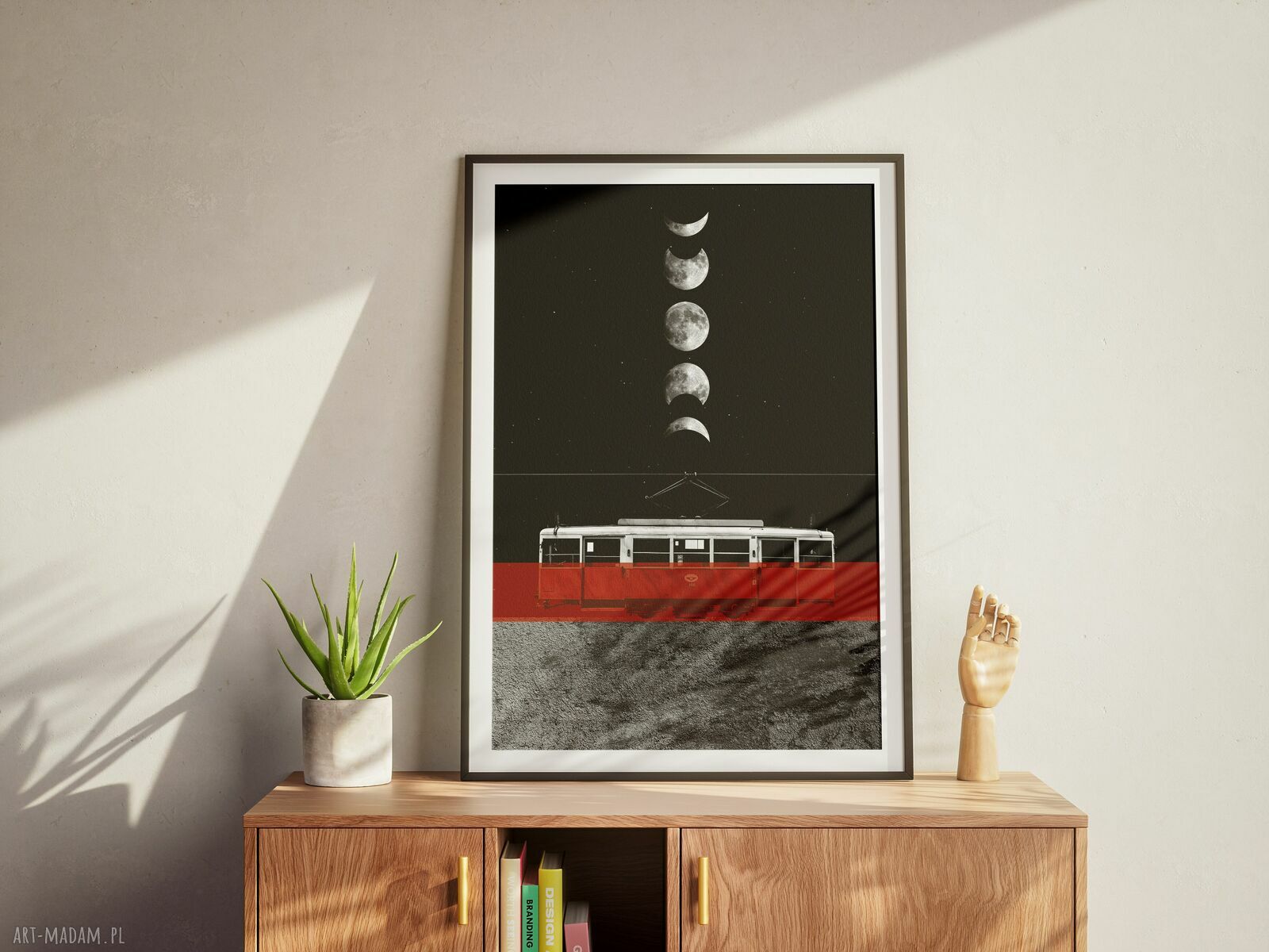 Plakat Bytom Tramwaj 38 A3 29,7x42 cm - śląski kolaż Dapidoki