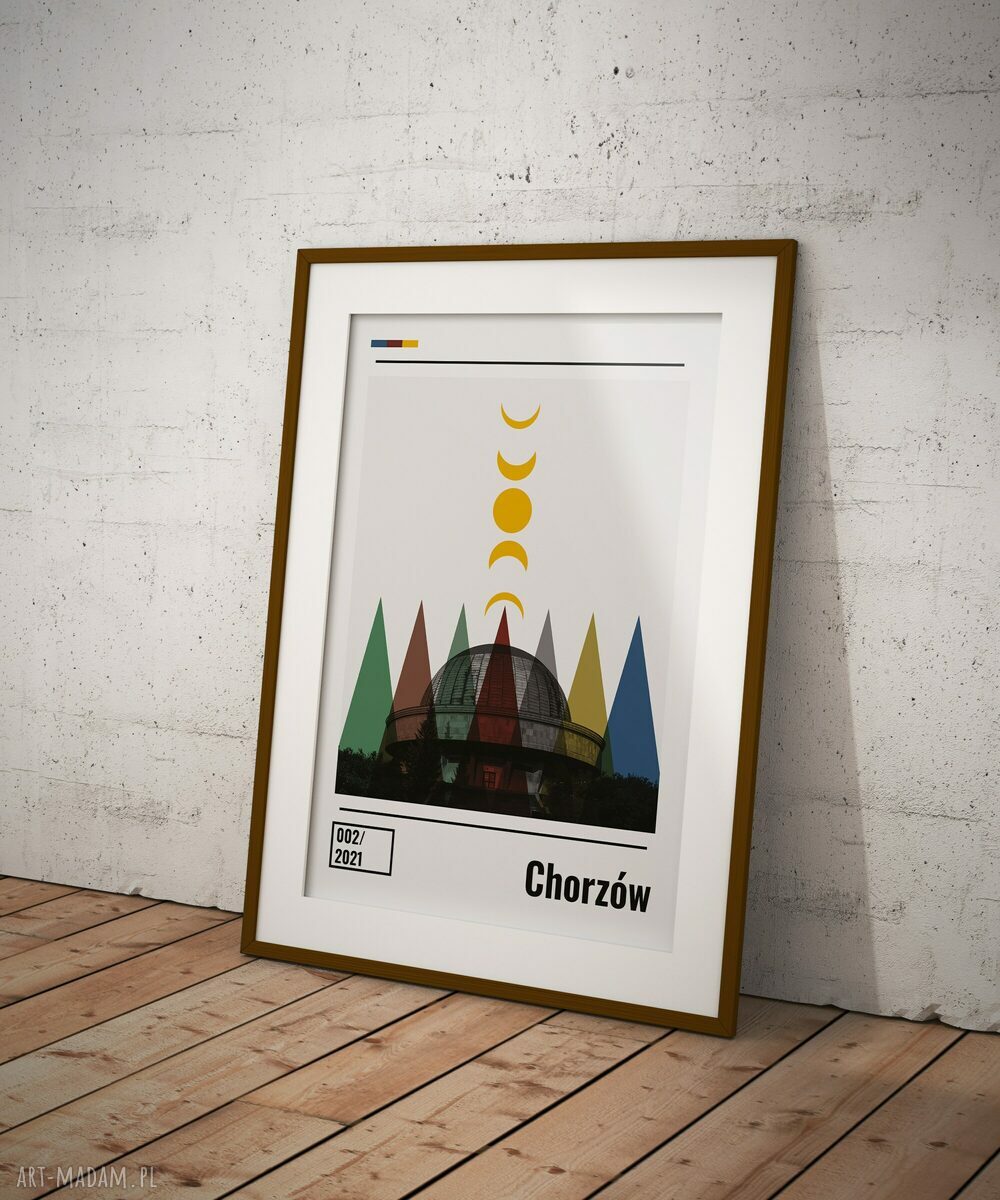 Plakat Chorzów A3 29,7x42 cm - kolaż Dapidoka