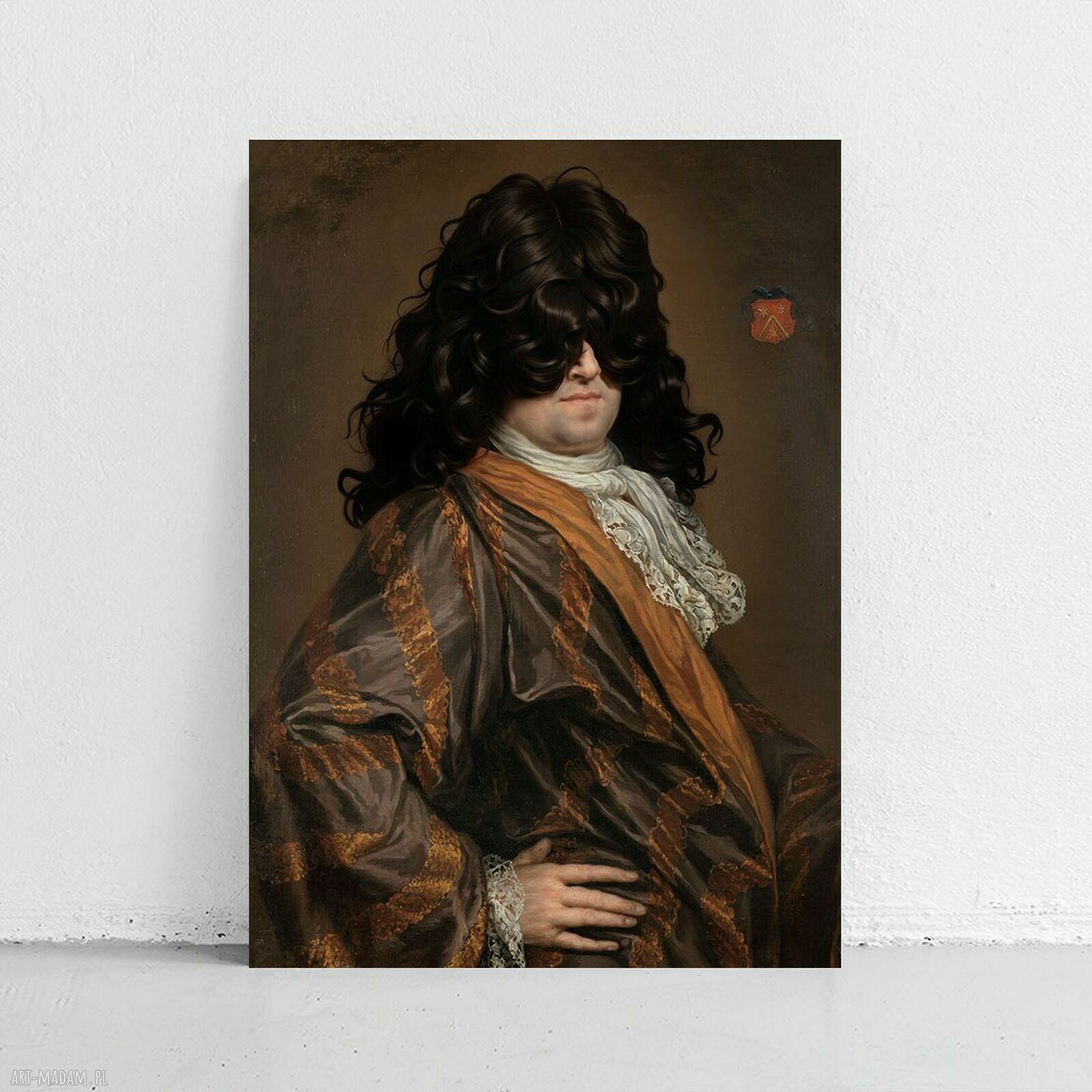 Plakat CURL v2 - sztuka w formacie 40x50 cm