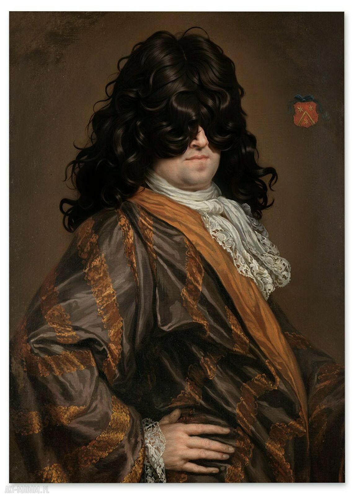 Plakat CURL v2 30x40 cm - nowoczesna sztuka na ścianę i na prezent