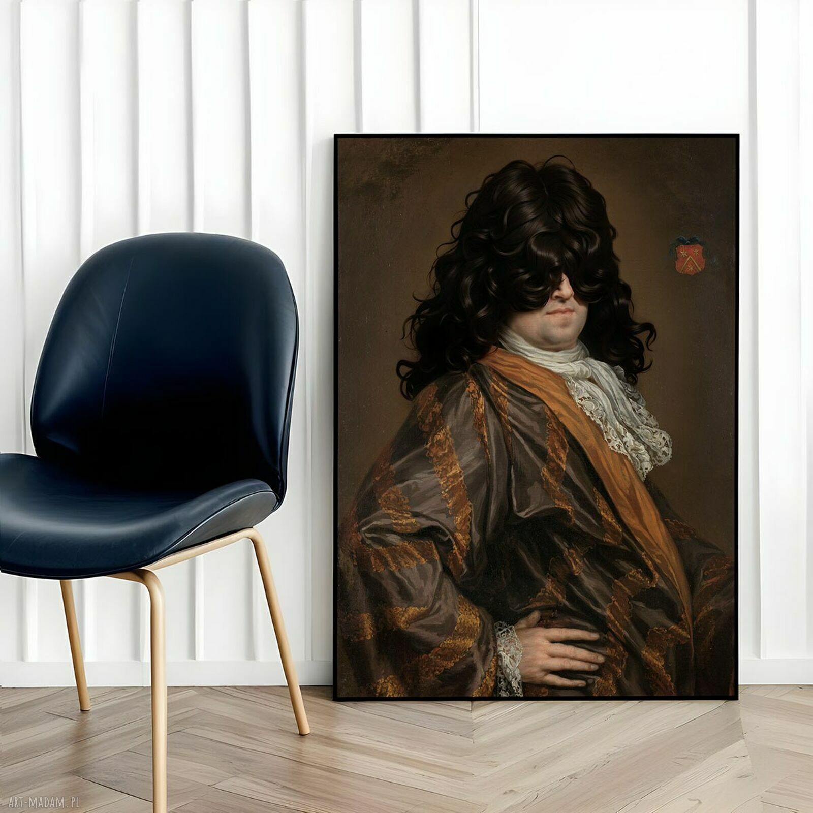 Plakat CURL v2 61x91 cm - sztuka do salonu i sypialni