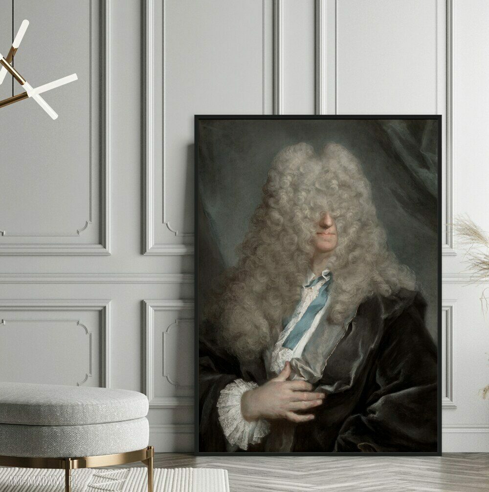 Plakat Curl 30x40 cm - portret kobiety do salonu (bez ramy)