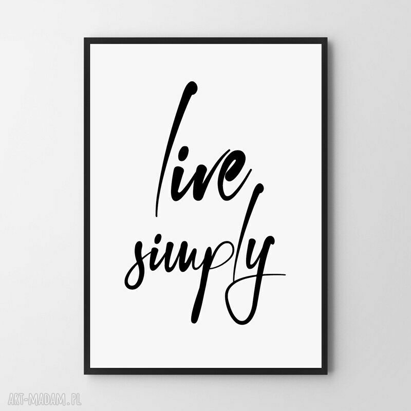 Plakat cytat 50x70 cm - Hogstudio