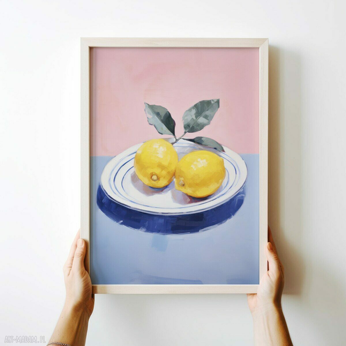 Plakat Cytryny 61x91 cm - kolorowa ilustracja Hogstudio