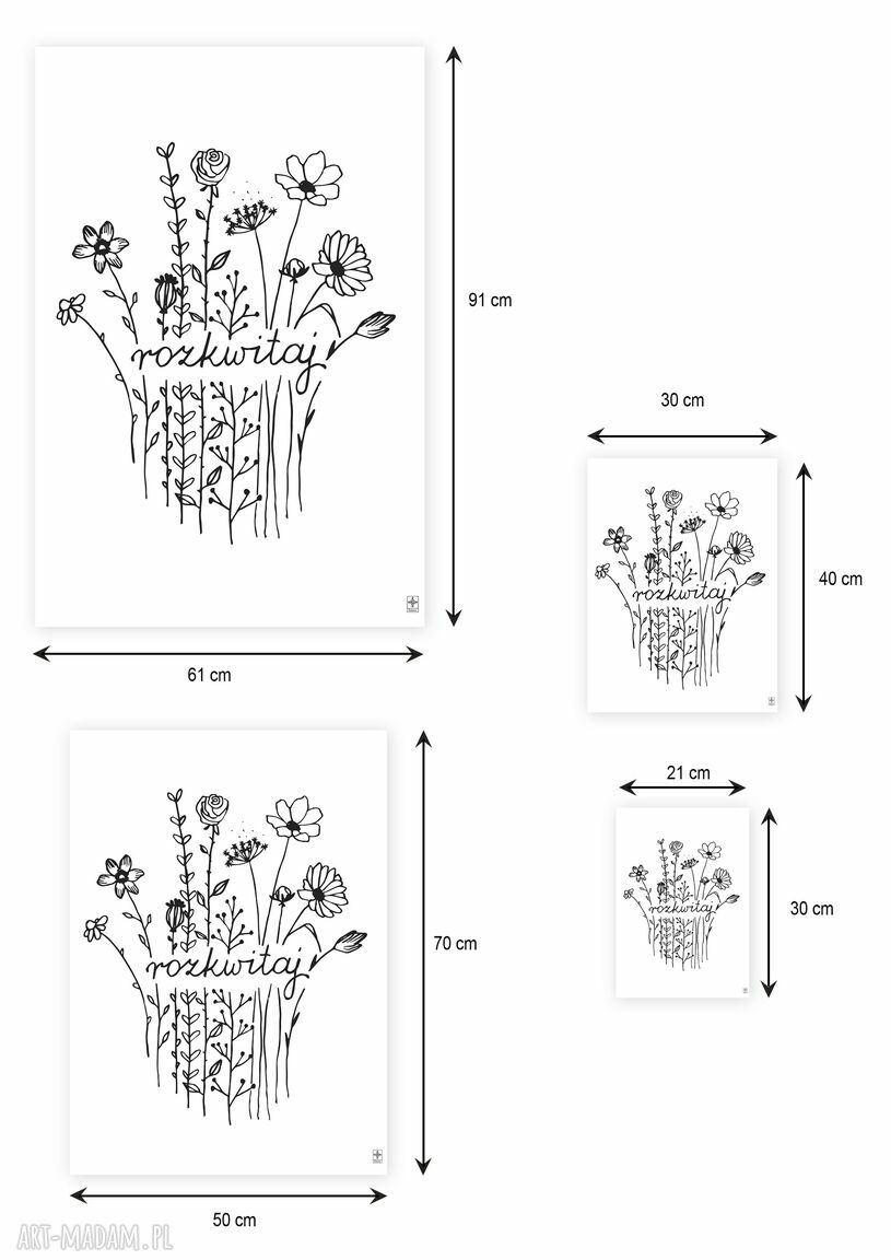 Plakat czarno-biały line art 30x40 cm GC -19 -046
