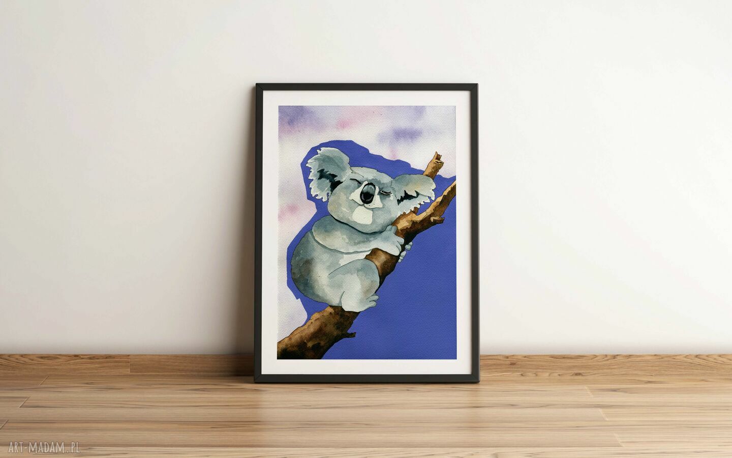 Śmieszny plakat A3 z koalą do salonu