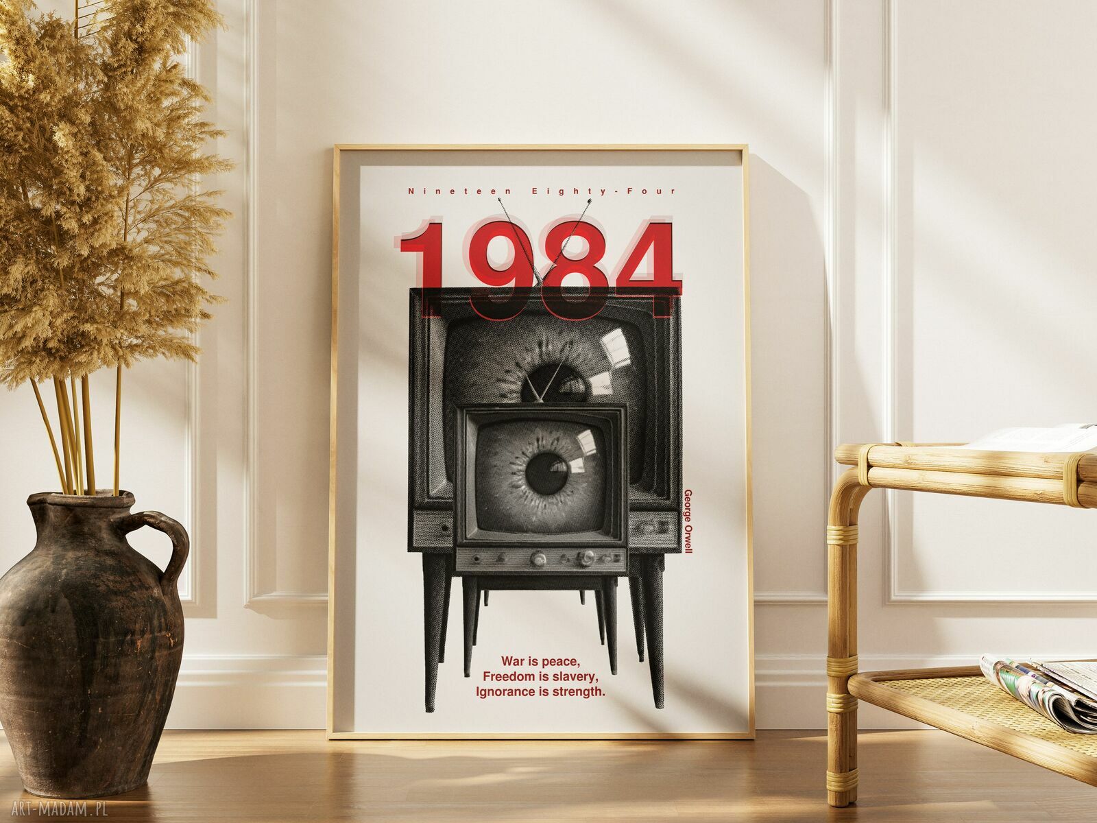 Plakat 1984 George Orwell (A3 29,7x42 cm)