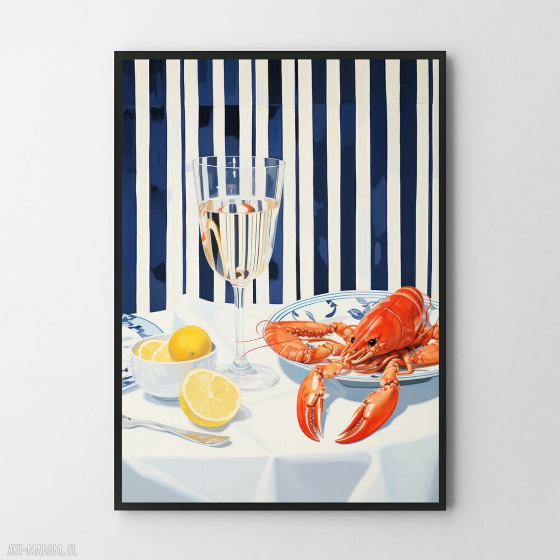 Plakat do kuchni restauracji 40x50 cm - modny i kolorowy
