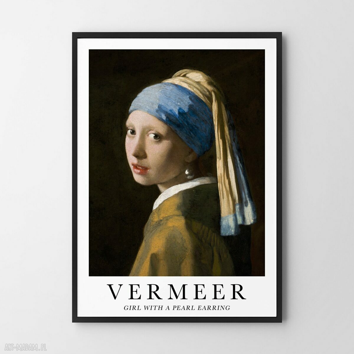 Plakat „Dziewczyna z perłą” Vermeer - format 40x50 cm