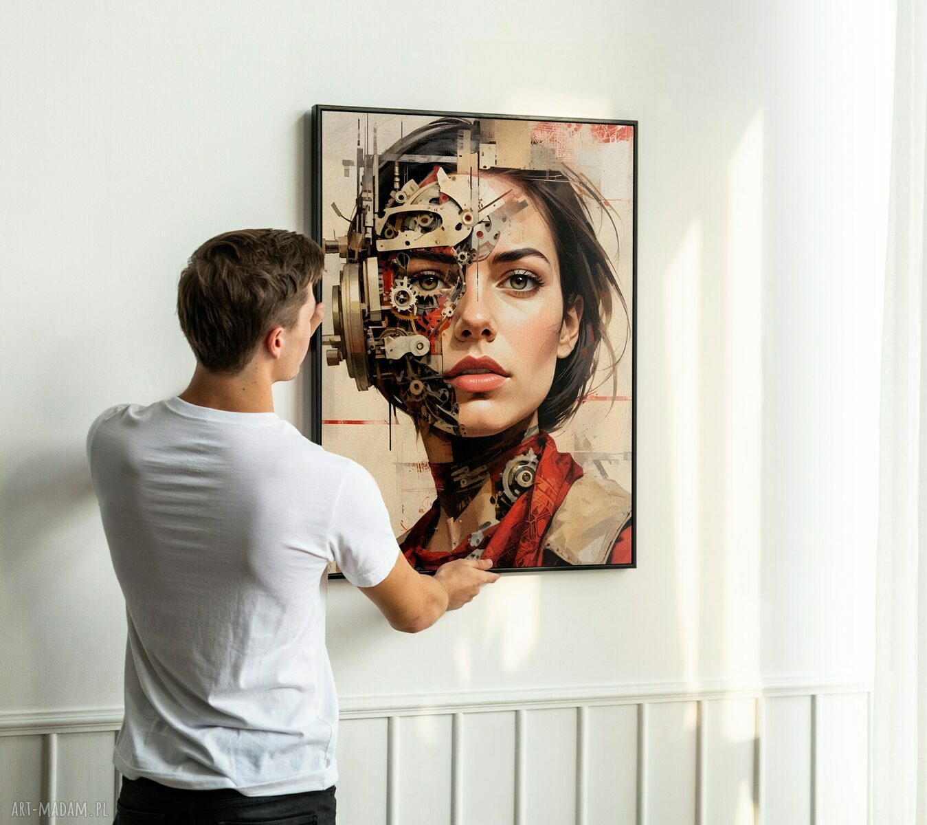 Plakat Ex Machina portret kobiety - format 30x40 cm