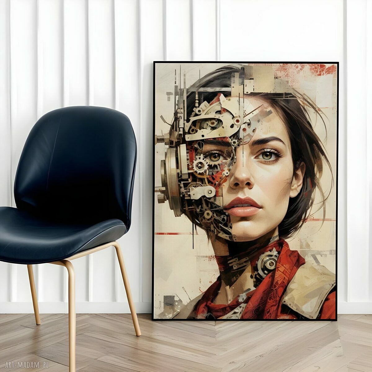 Plakat Ex Machina portret kobiety 40x50 cm
