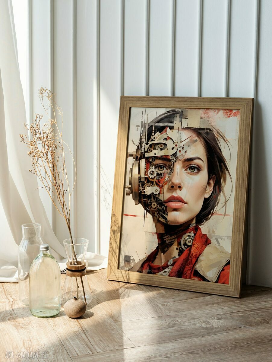 Plakat Ex Machina portret kobiety - format 30x40 cm