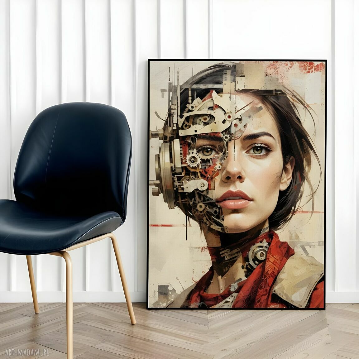 Plakat Ex Machina portret kobiety 50x70 cm
