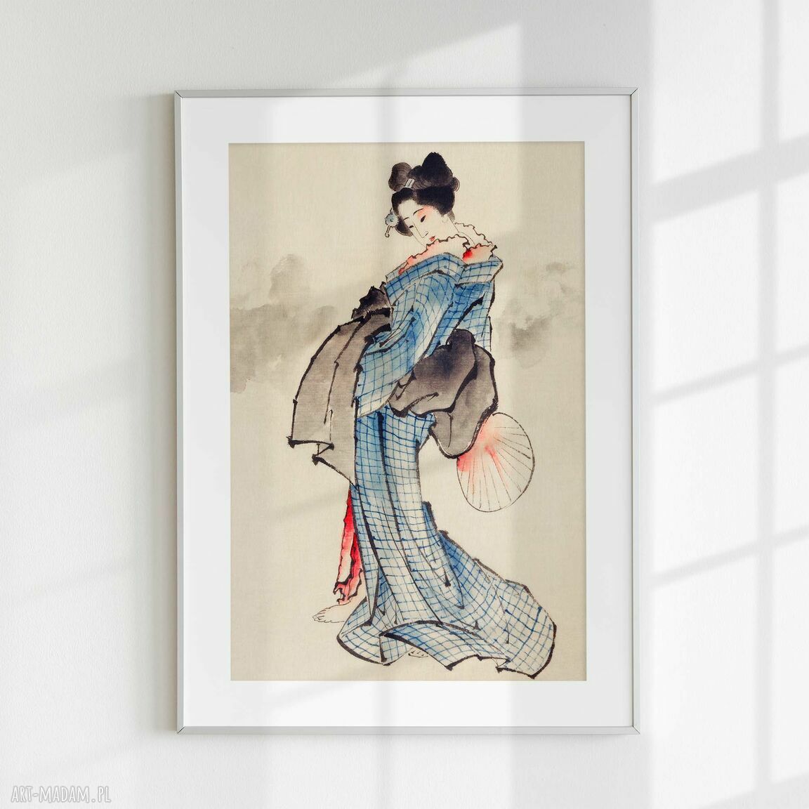 Plakat gejsza - sztuka japońska 40x50 cm bez ram
