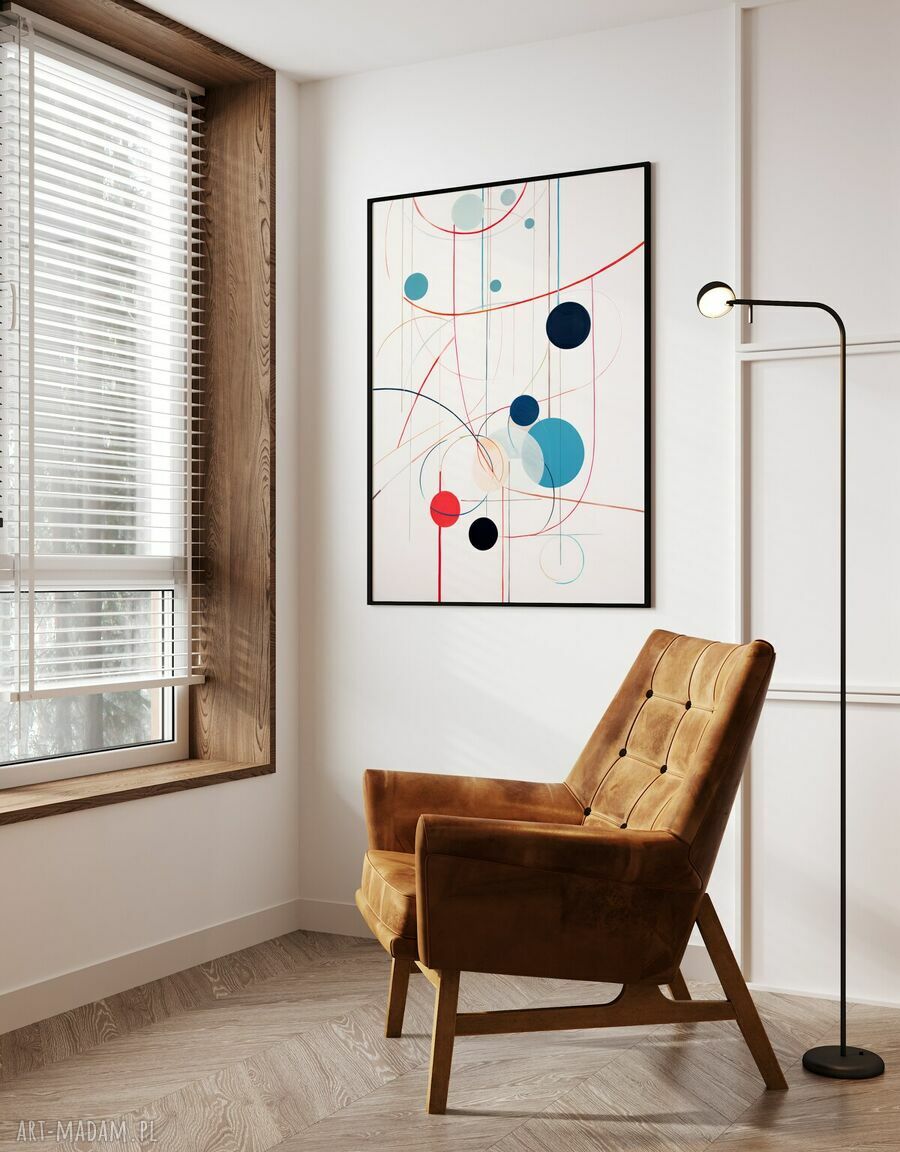 Plakat geometria 30x40 cm do domu