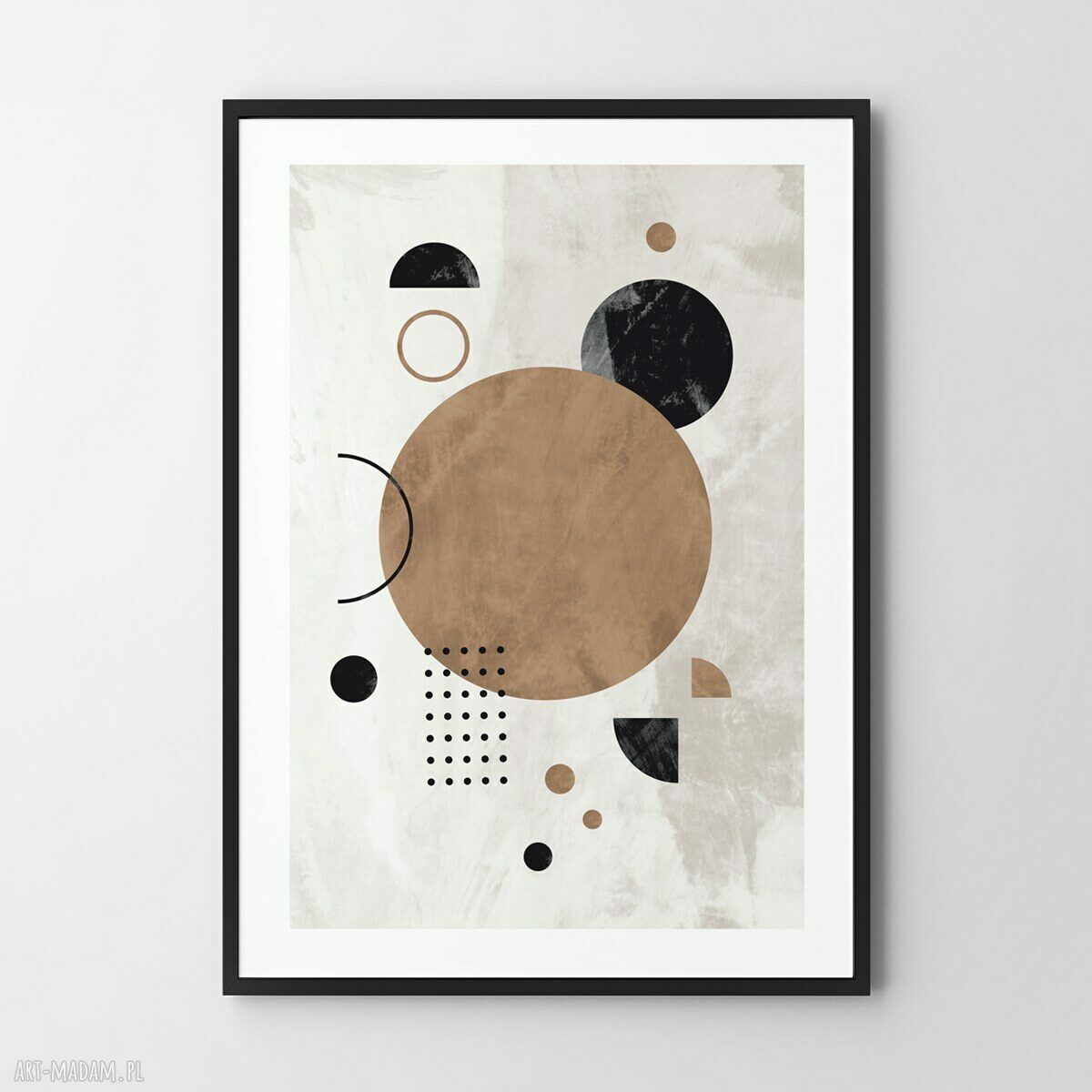 Plakat Geometria w stylu boho - format 50x70 cm