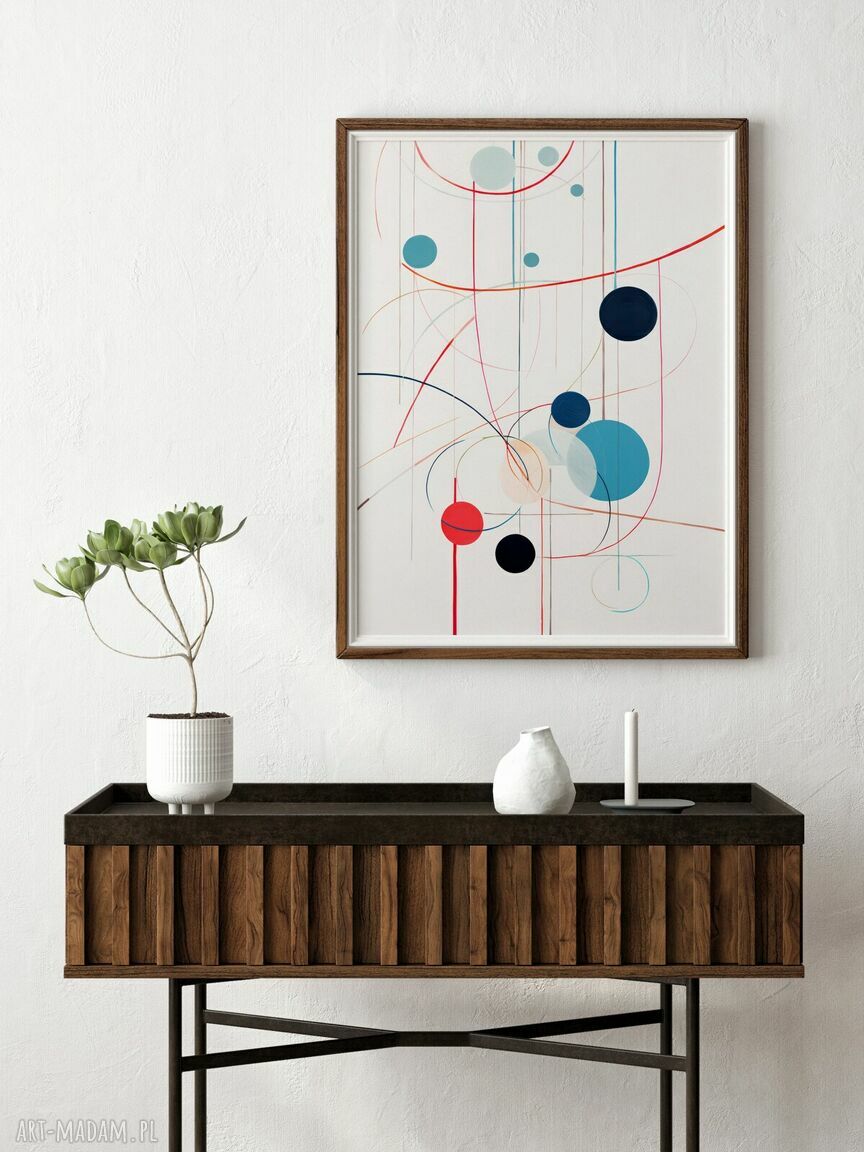 Plakat geometryczny - format 40x50 cm