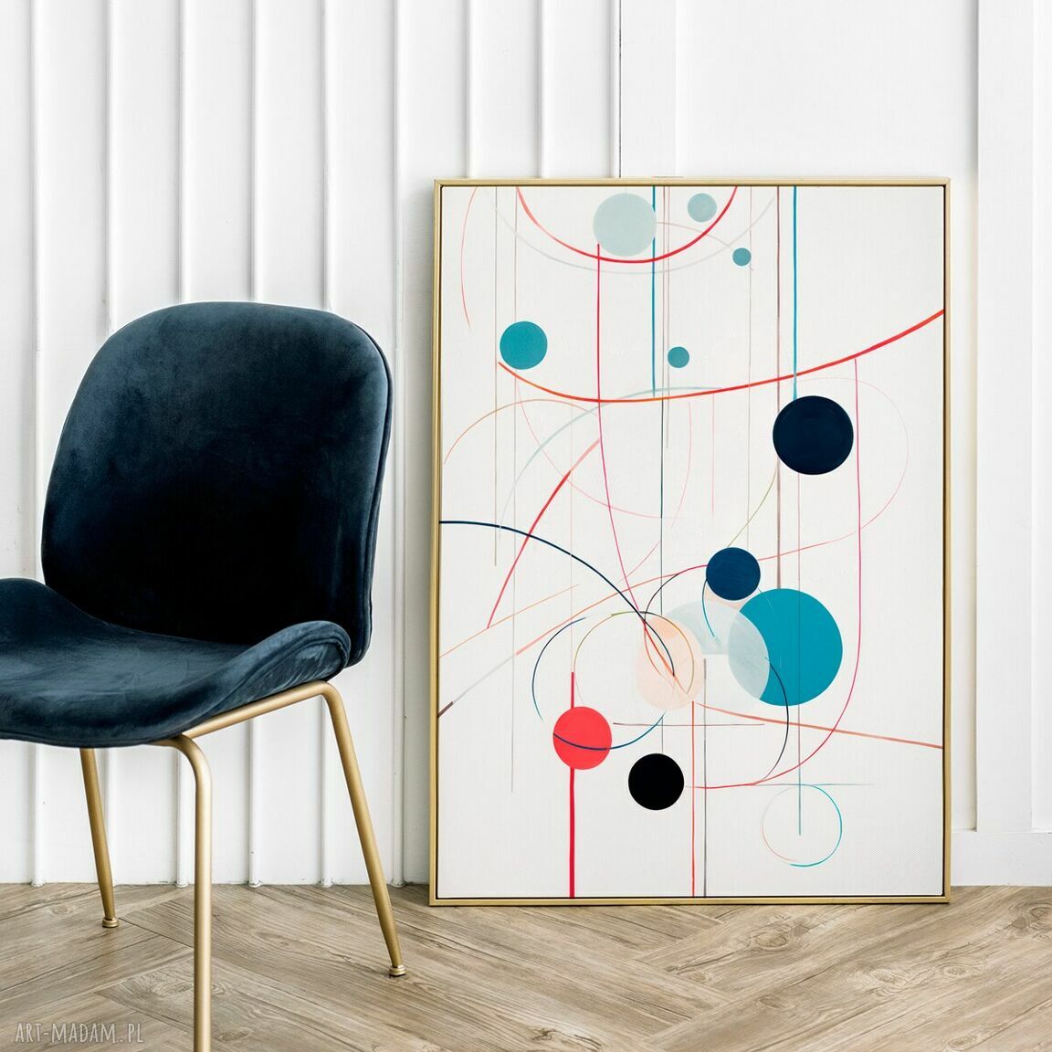 Plakat geometryczny - format 40x50 cm