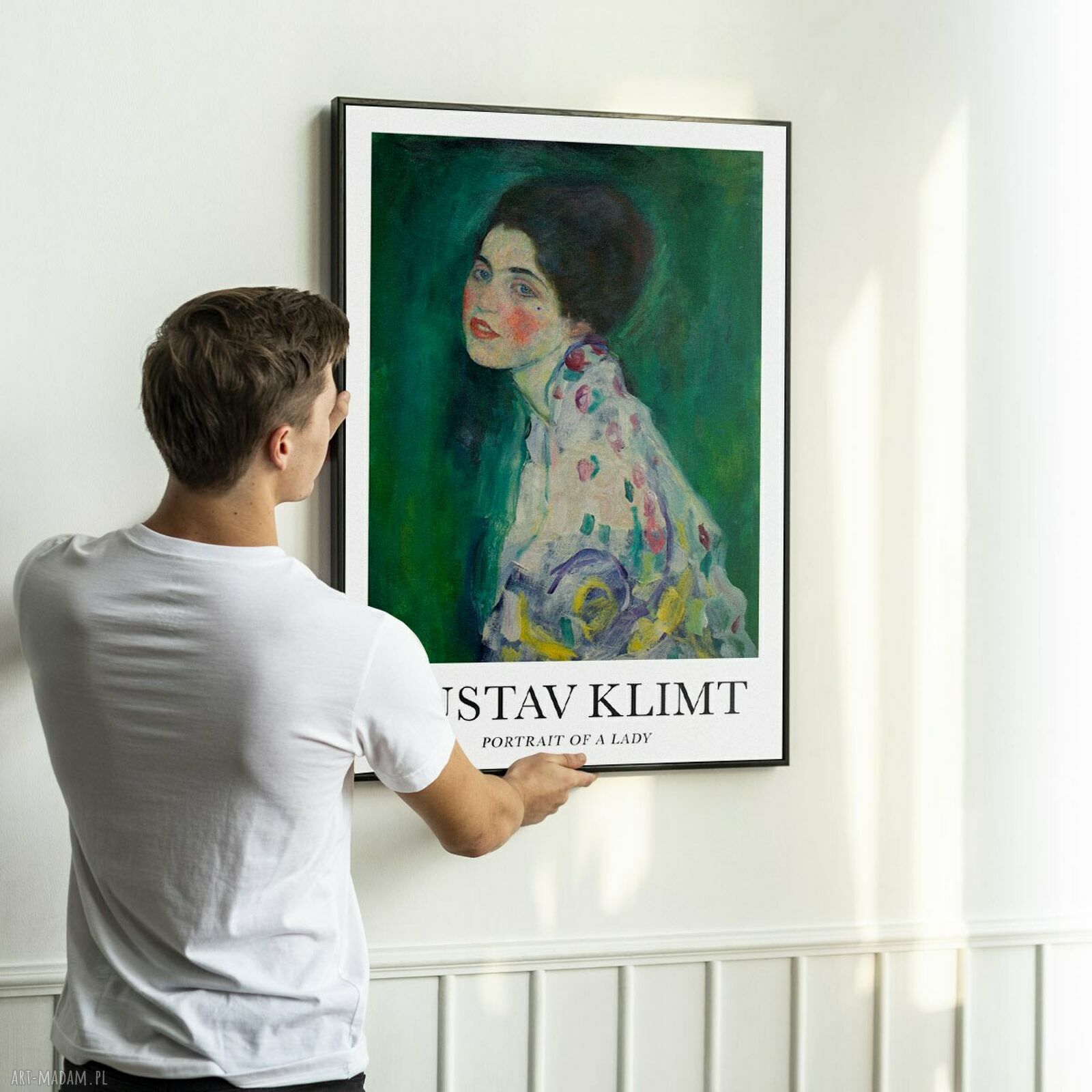Plakat Gustav Klimt Portret Damy - format 50x70 cm