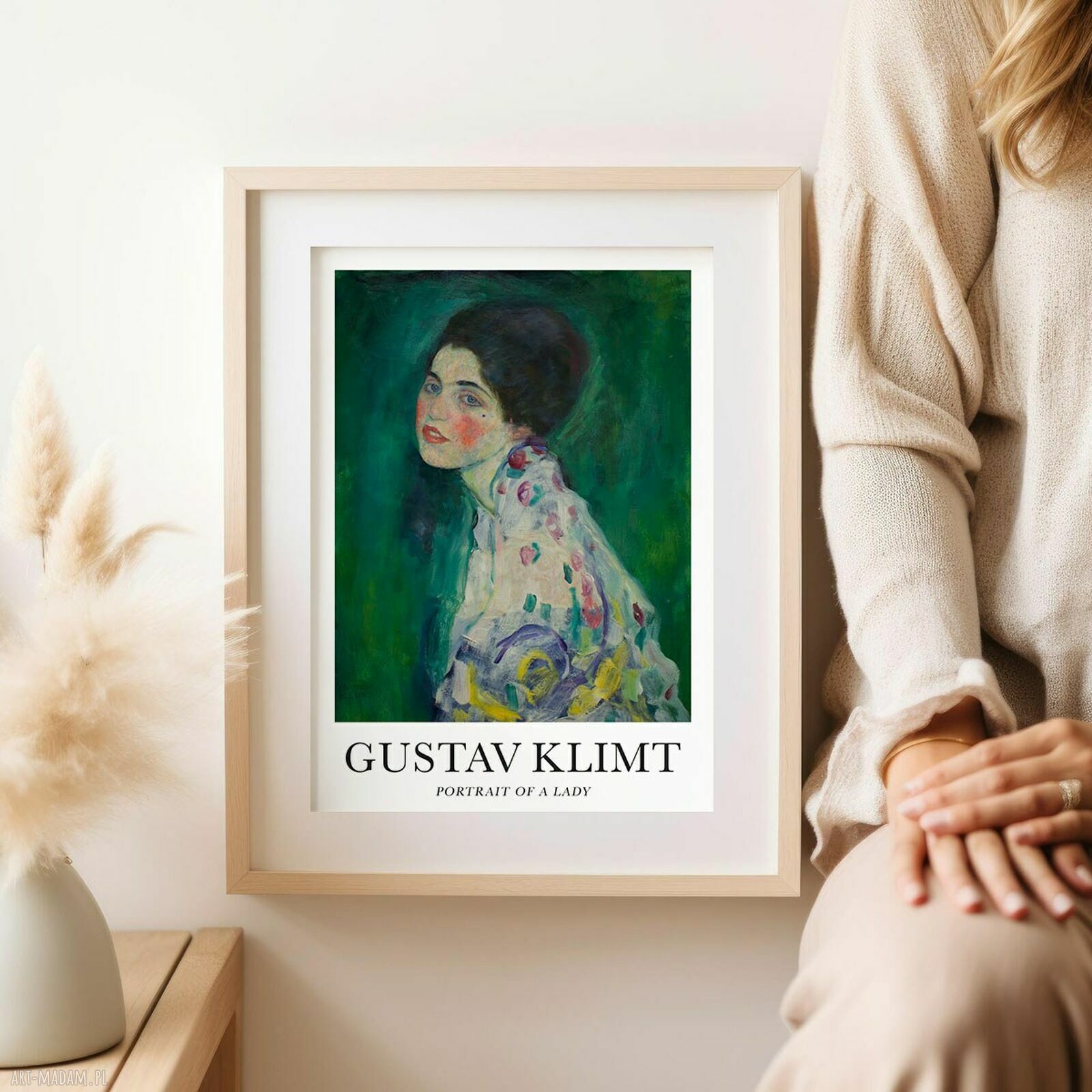 Plakat Gustav Klimt Portret Damy 30x40 cm
