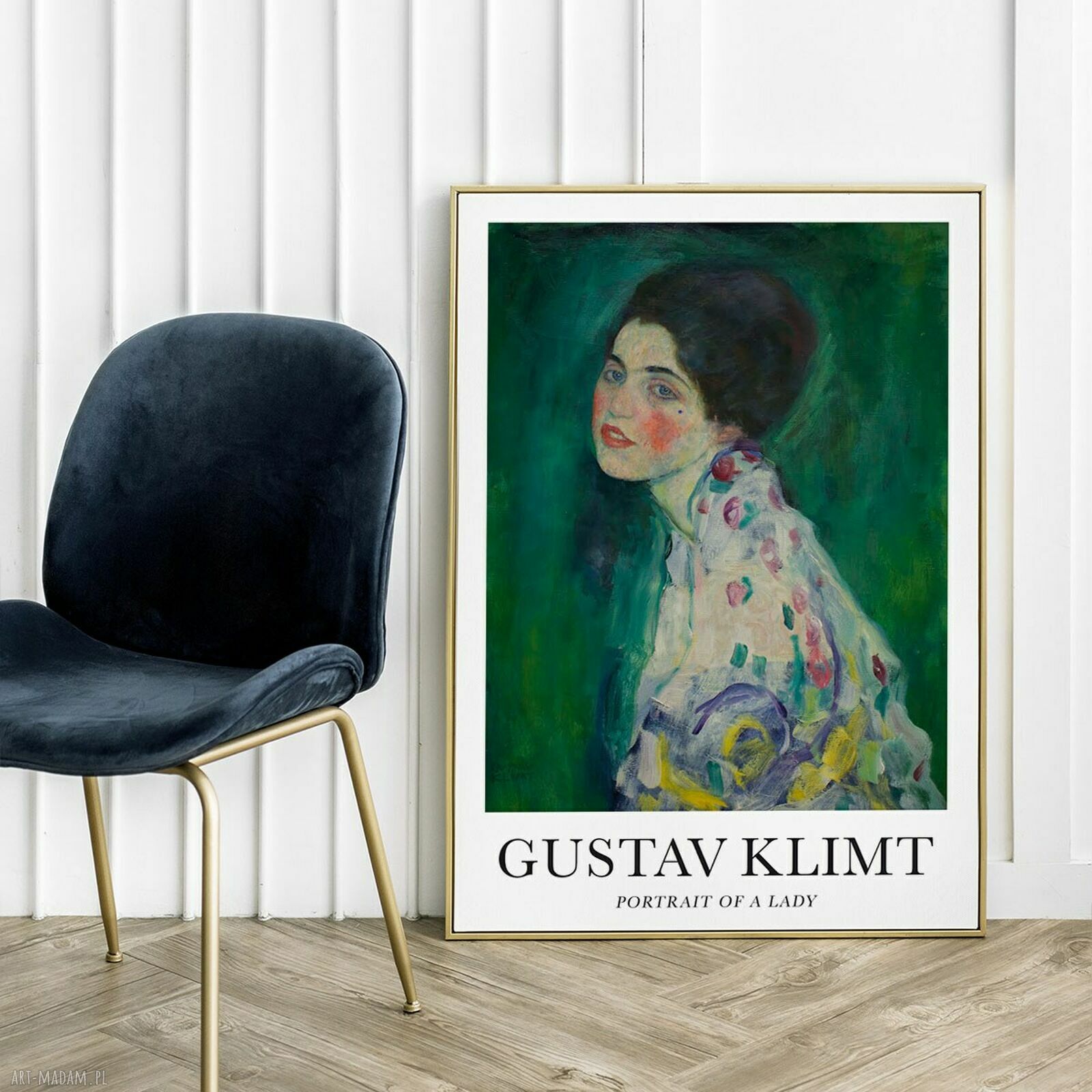 Plakat Gustav Klimt Portret Damy - format 50x70 cm